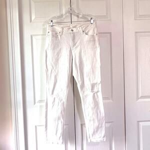 Lauren Conrad Skinny size 16 white distressed jeans women’s
